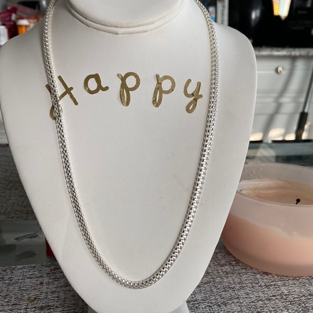Calvin Klein necklace sterling silver new with tags